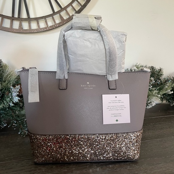 Kate spade glitter satchel NEW - Picture 1 of 5